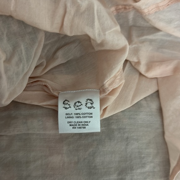 Sea New York  cotton prairie puffy long sleeve floral motif ruffle skirt dress - Picture 17 of 17